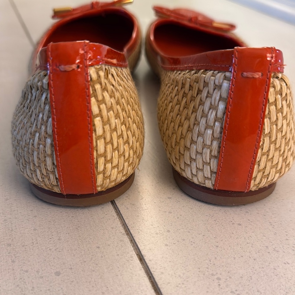 Tory Burch Orange and Tan Women's Flats - Picture 3 of 4